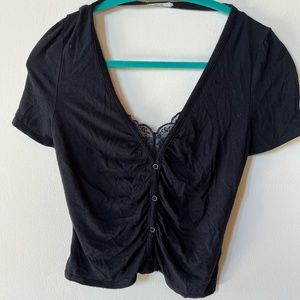 Urban Outfitters Open Back Lace Top